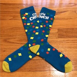Captain Crunch Cereal Fun Pantone Athletic Socks (Brand New)